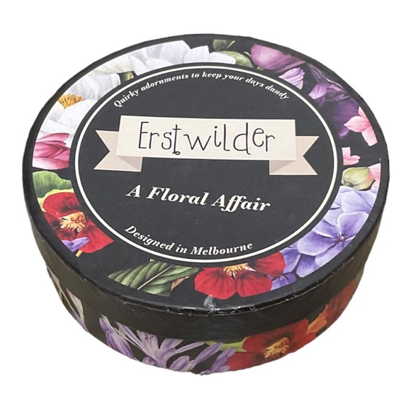 Erstwilder Queen of Sheba Floral Affair Brooch, NIB/NWT - Picture 3 of 4